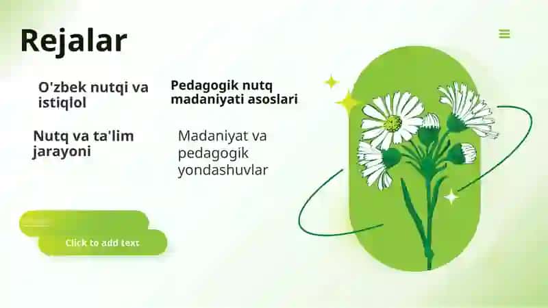 Pedagogning nutqiy madaniyati. Istiqlol va oʻzbek nutqi madaniyati 2