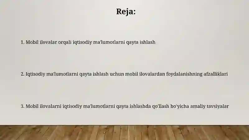 Mobil ilovalar orqali iqtisodiy ma'lumotlarni qayta ishlash 2