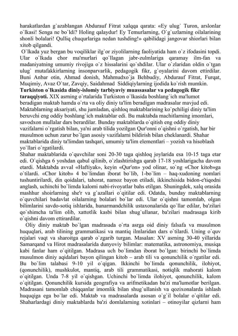 Ta'lim-tarbiya va pеdagogik fikrlar (Pedagogika tarixi) 2