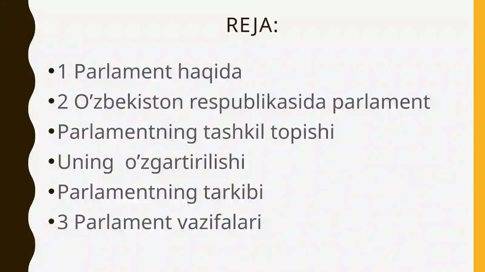 Parlament va uning tuzilishi 2