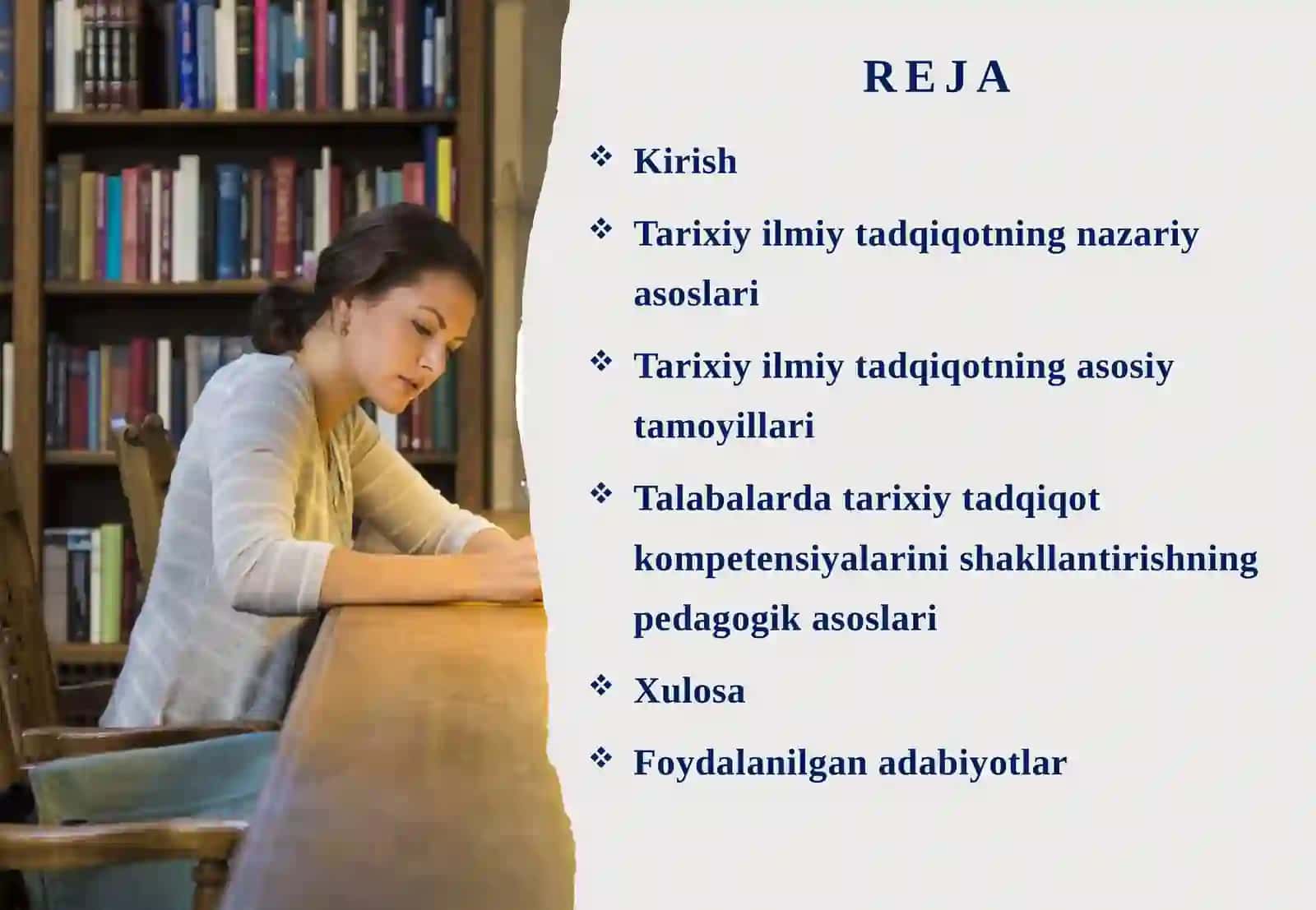 Tarixiy ilmiy tadqiqotning asosiy tamoyillari 2