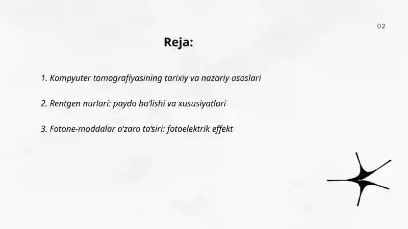 Kompyuter tomografiyasi va uni ishlashining fizik asoslari 2