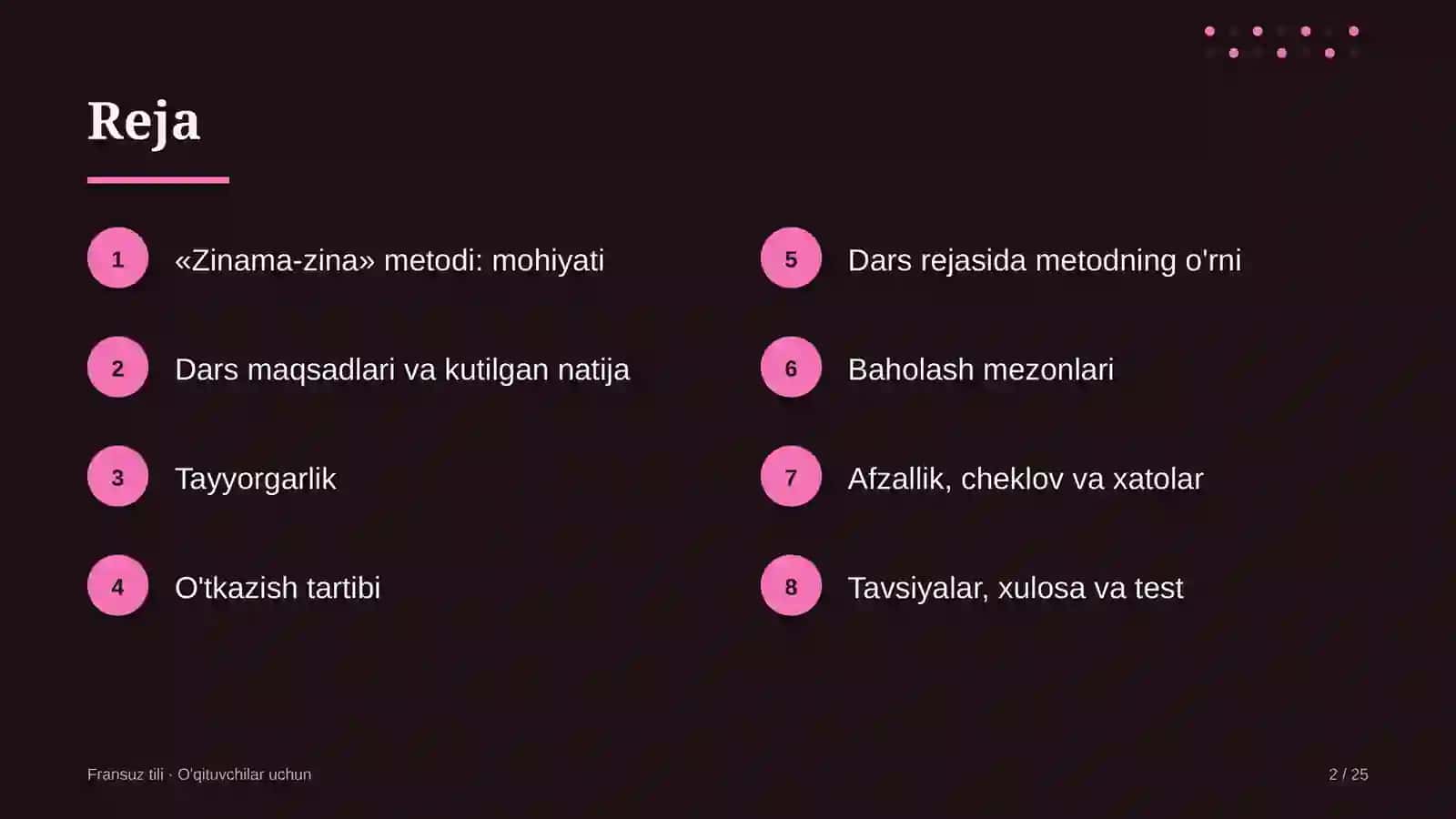 fransuz tili darslarida zinama zina metodidan foydalanish 6222 2