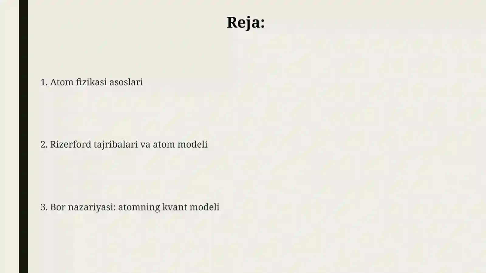 Atom fizikasi, Rezerford tajribalari, Bor nazariyasi 2