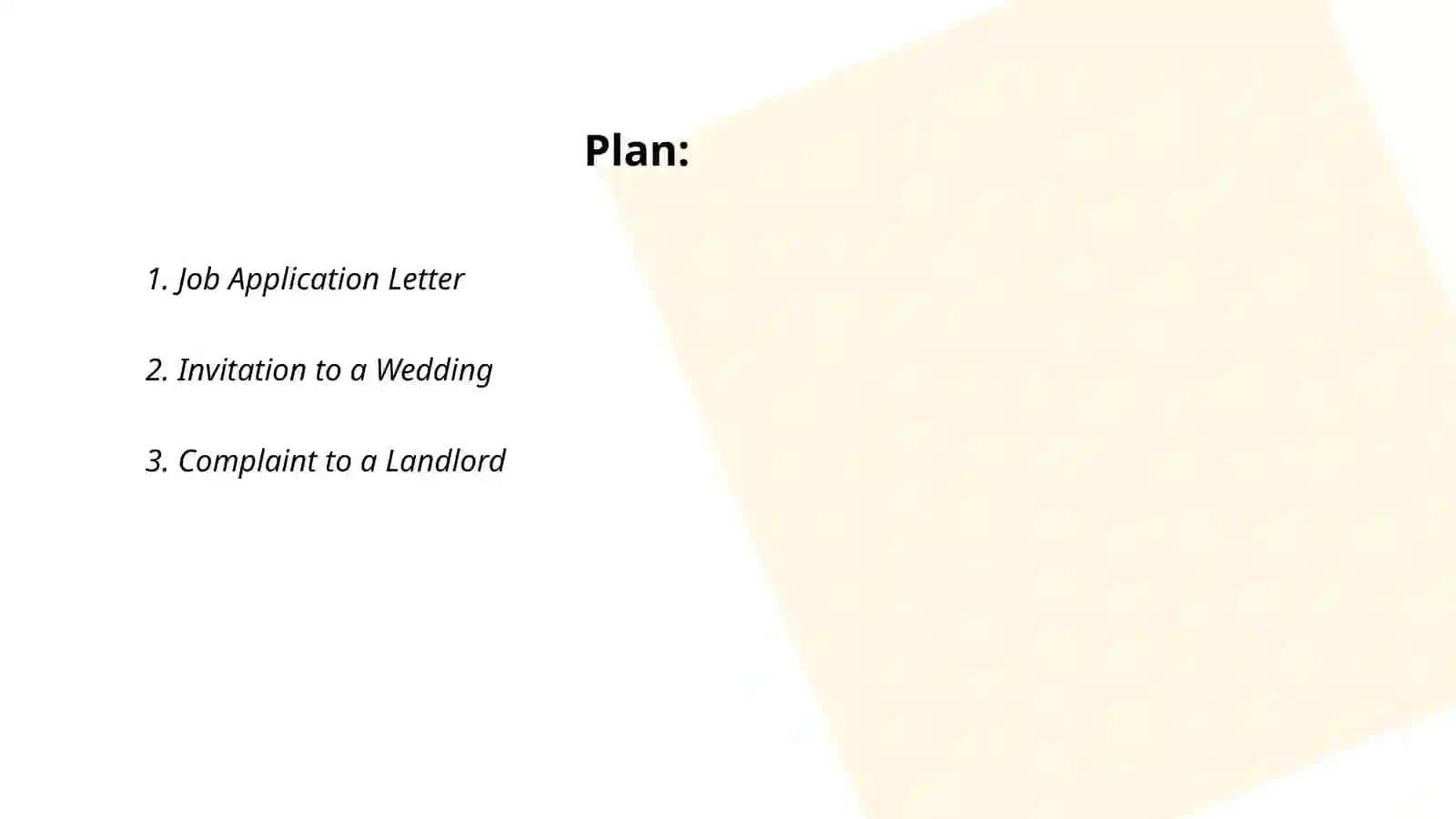 Job Application Letter 2