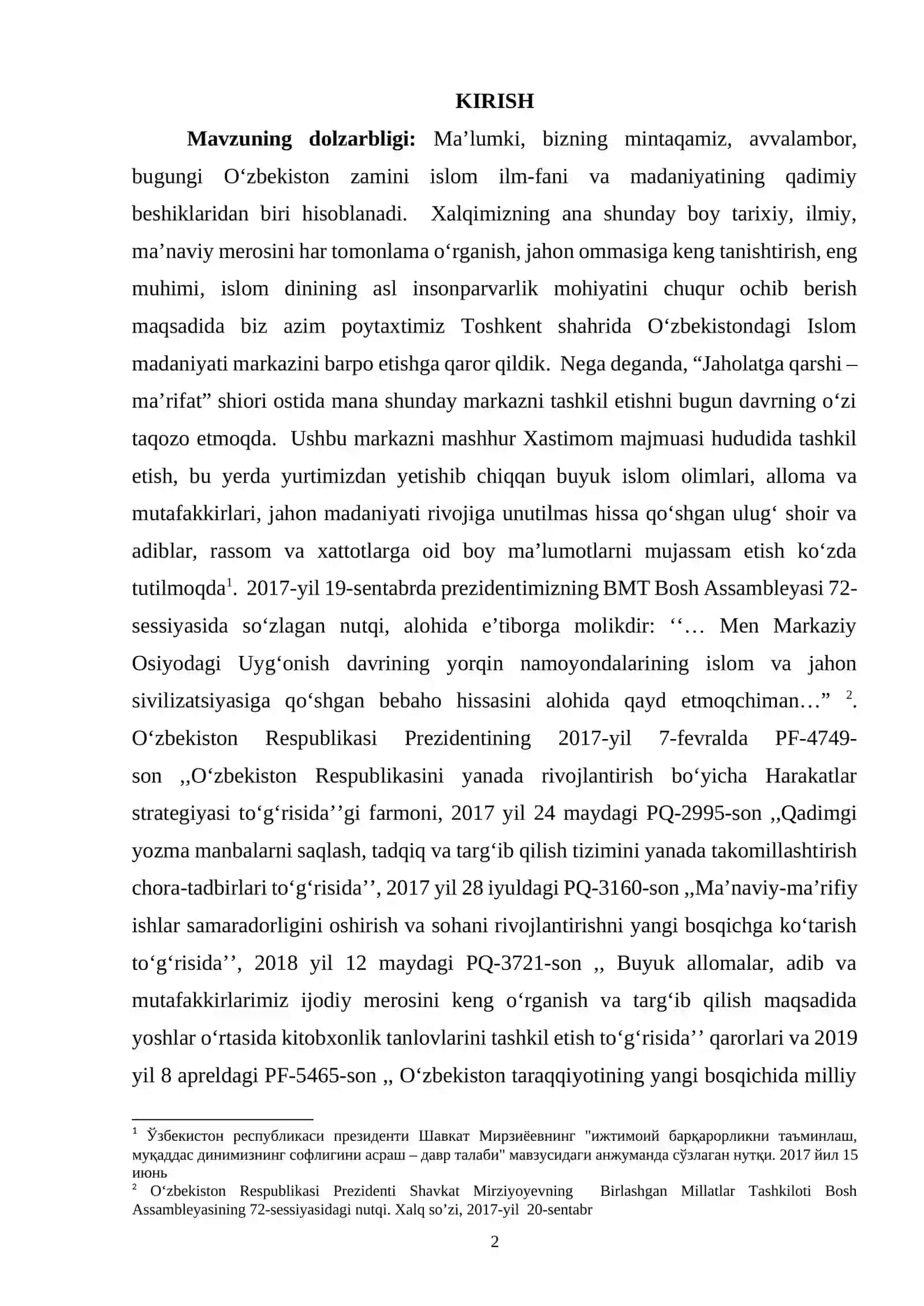 MARKAZIY OSIYODA ISLOM MADANIYATI, SAN’ATI VA ARXITEKTURASI RIVOJI: Islomda kitobat san’ati: yuzaga kelishi va shakllanishi 2