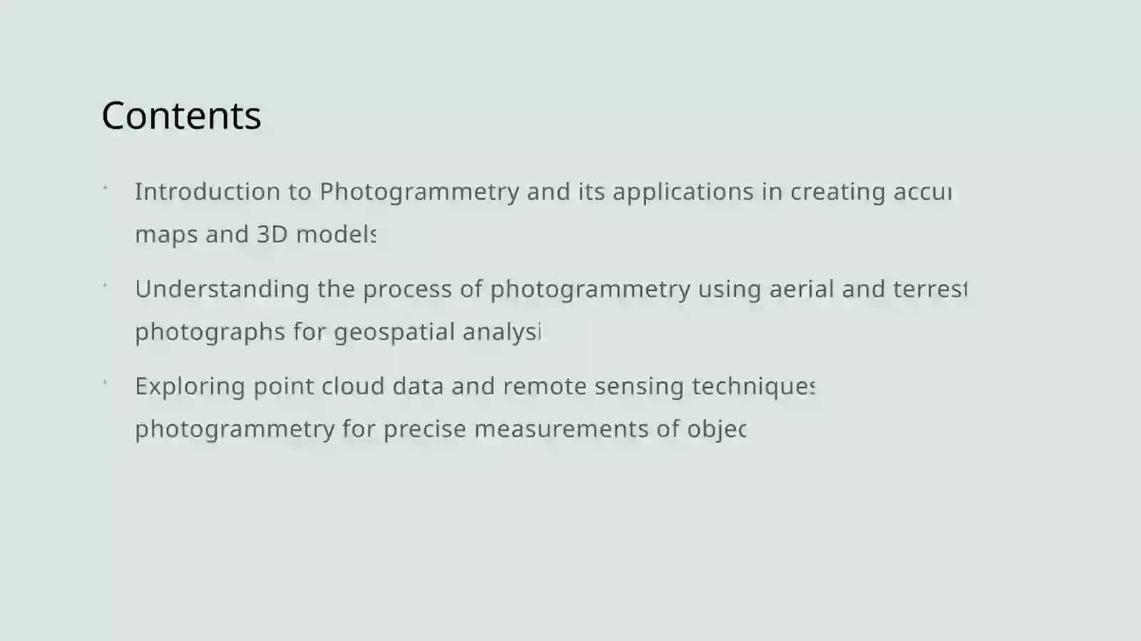 Photogrammetery 2