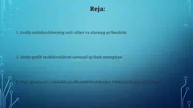 Fel soʻz turkumini oʻtishda grafik organazerlardan foydalanish 2
