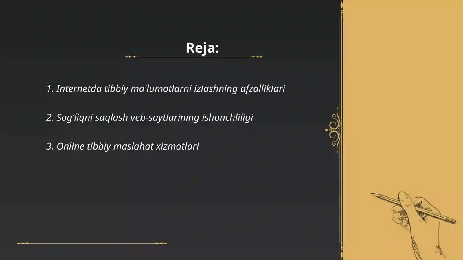 Internetga tibbiy maʼlumotlar qidrish 2