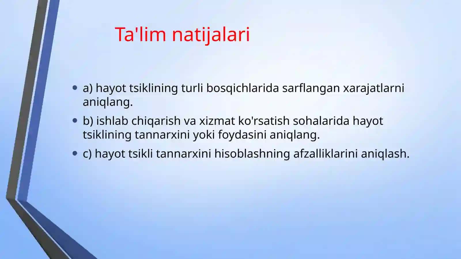Faoliyat boshqarish 2
