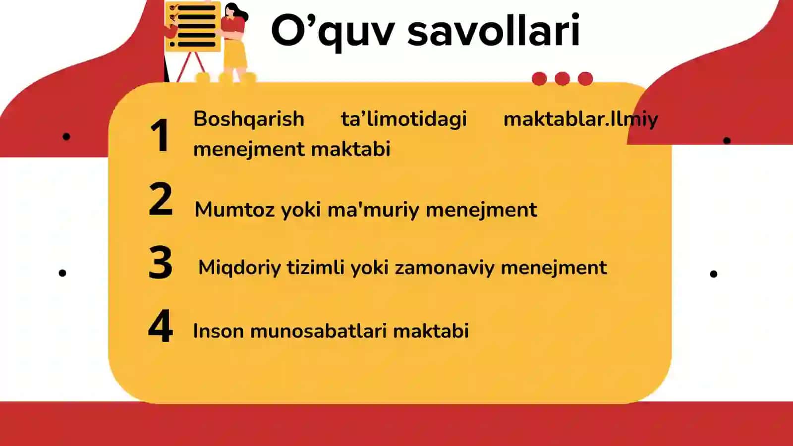 MENEJMENTDA TURLI MAKTABLAR YONDASHUVLARI 2