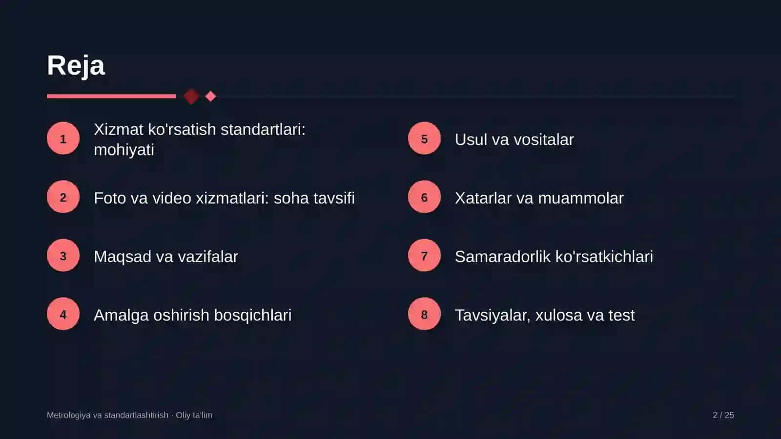 foto va video xizmatlarida xizmat ko'rsatish standartlarini ishlab chiqish 1162 2