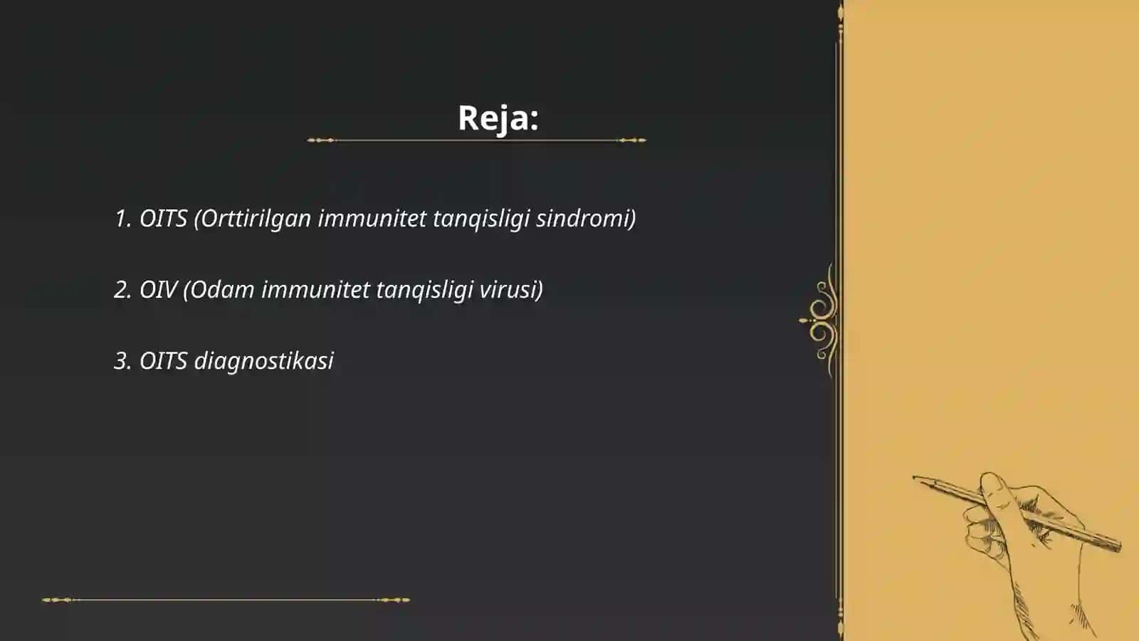 Orttirilgan immunitet tanqisligi 2