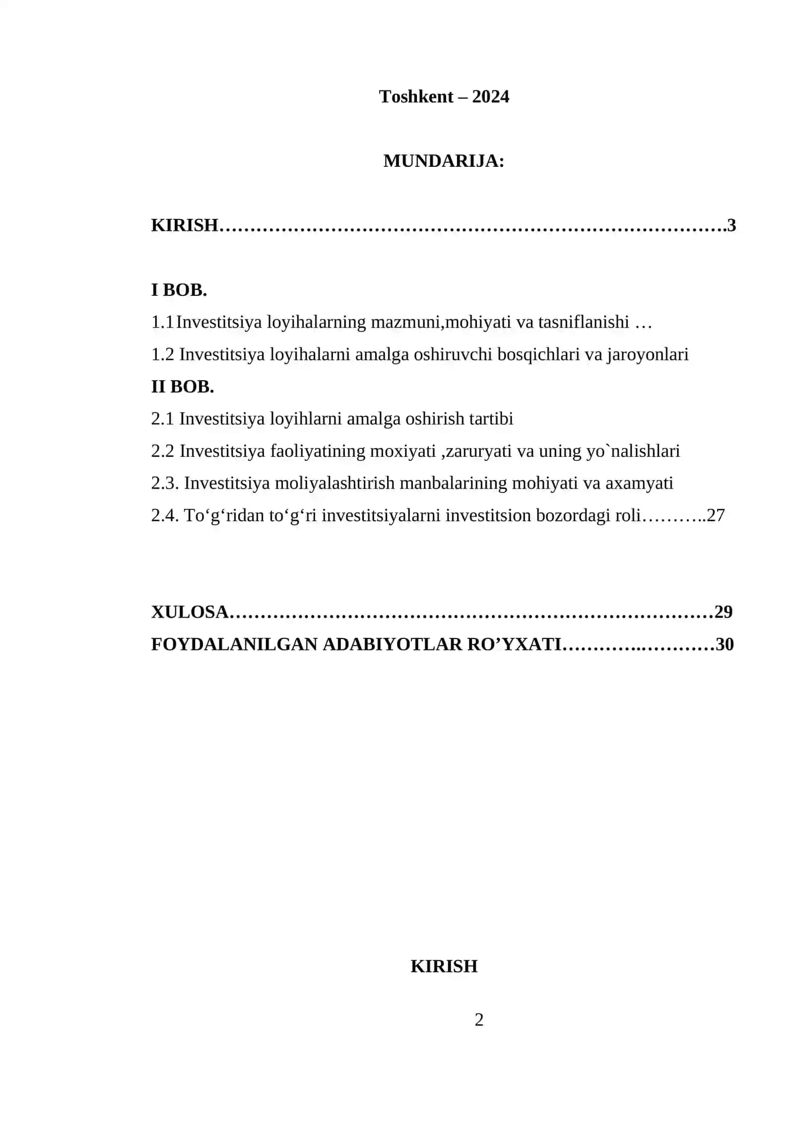 BANKLARNING FAOL INVESTOR SIFATIDAGI FOLIYATI 2