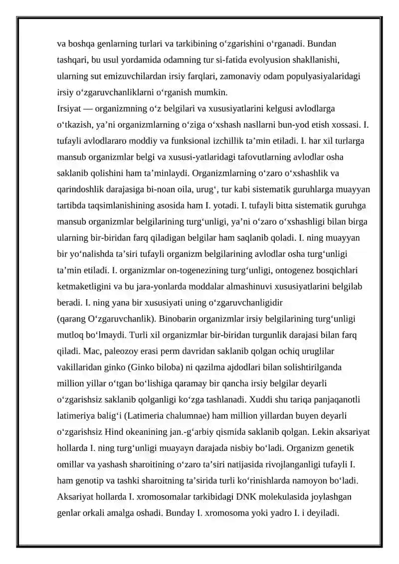 XROMOSOMA KASALLIKLARI XROMOSOMA SONI VA STRUKTURASINI O’ZGARISHLARI PRENATAL TASHXISLASH 2