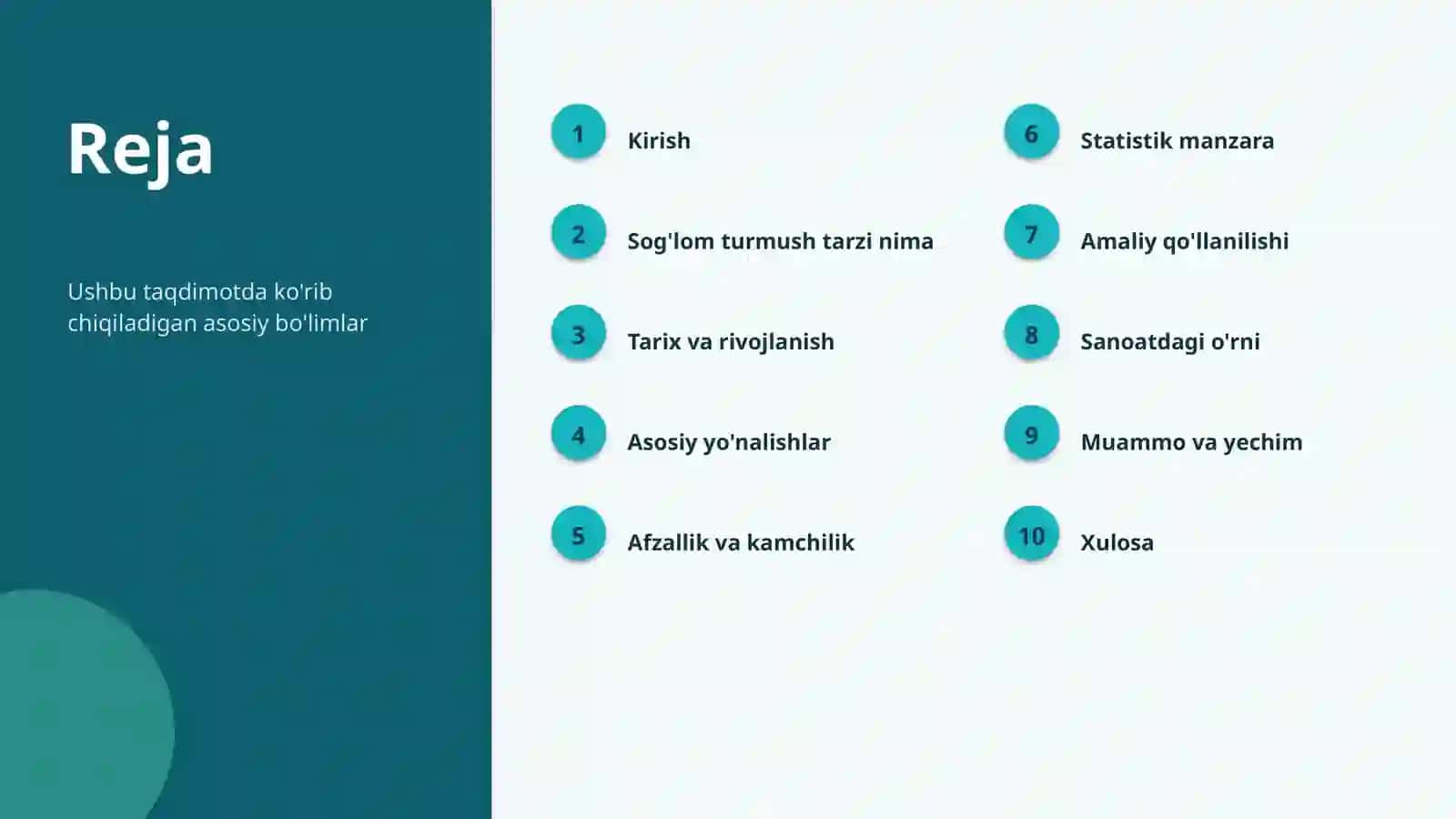Sog'lom turmush tarzi 2