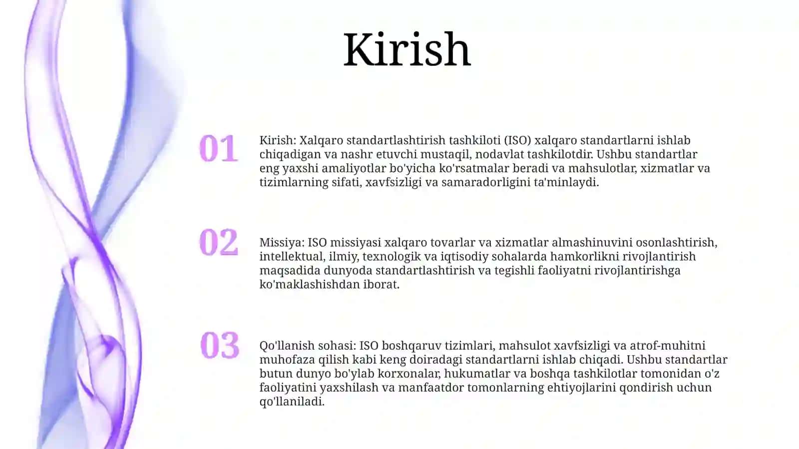 Xalqaro StandartlashtirishTashkilotiIso 2