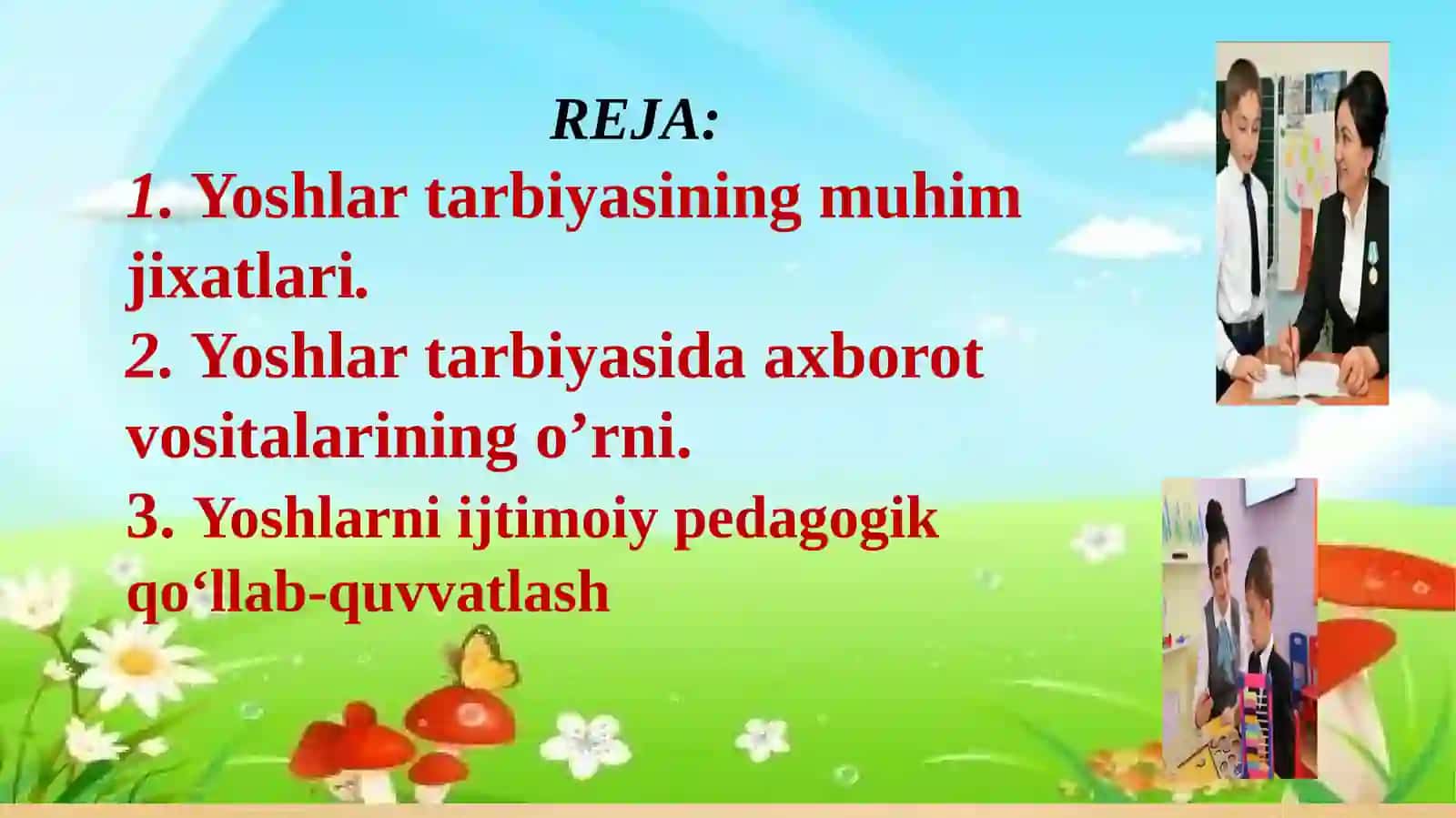 Yoshlar Tarbiyasi 2