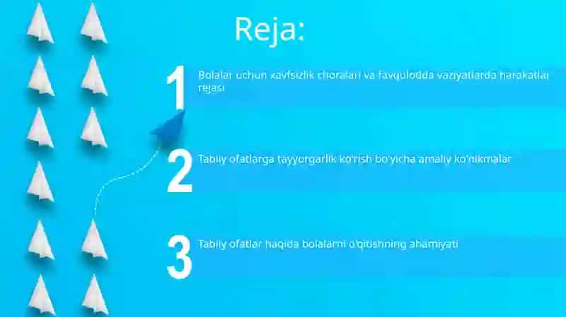 Bolalarga tabiiy ofatlar haqida tushuncha berish 2