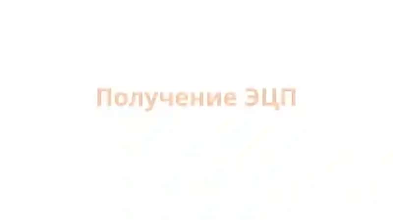 Получение ЭЦП 2