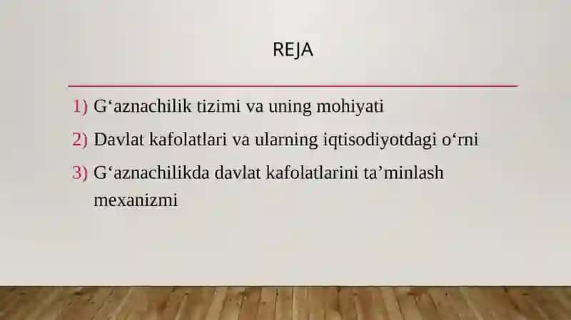 G‘aznachilikda davlat kafolatlarini ta’minlash 2