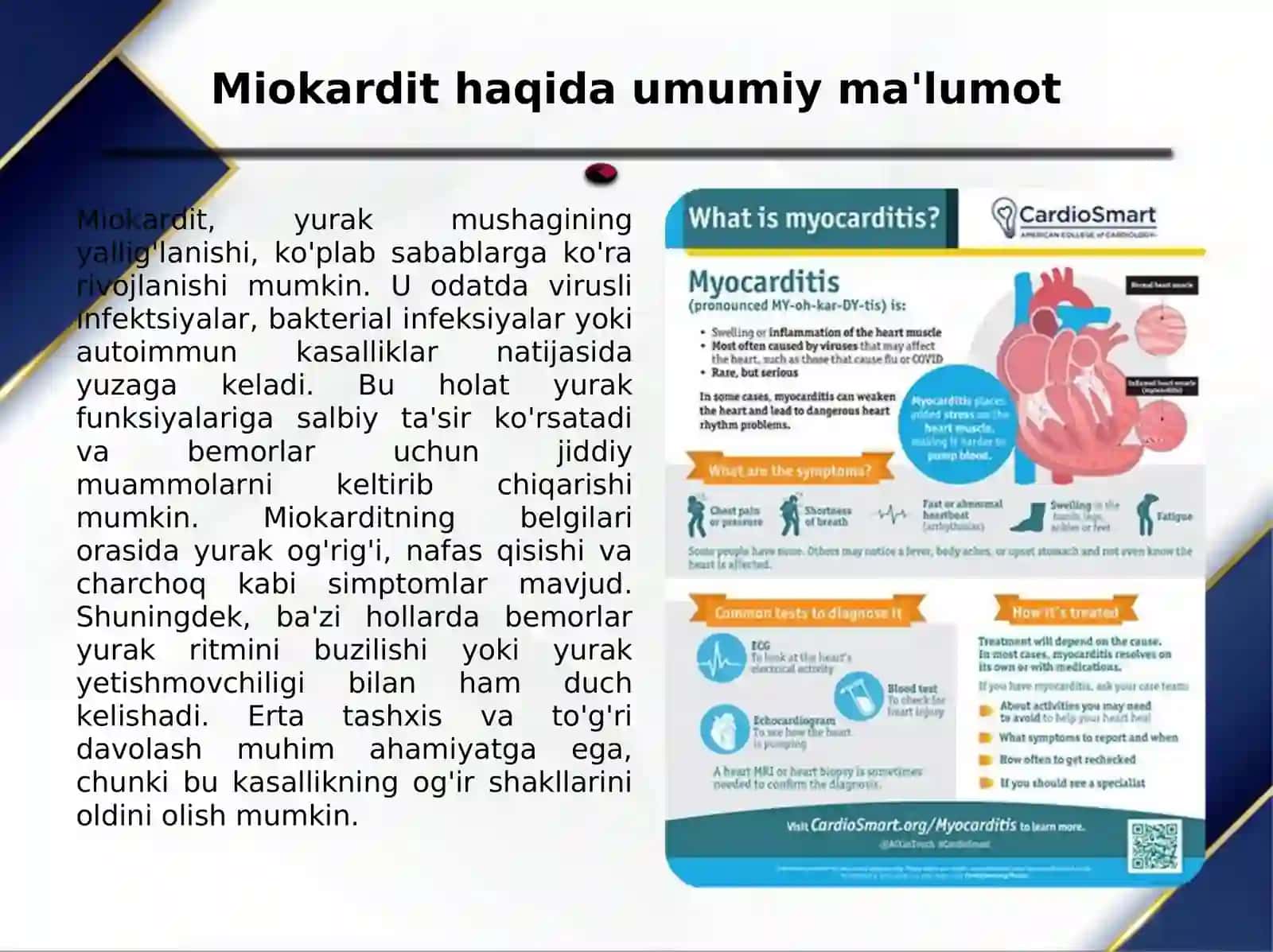Miokardit va perikardit 2