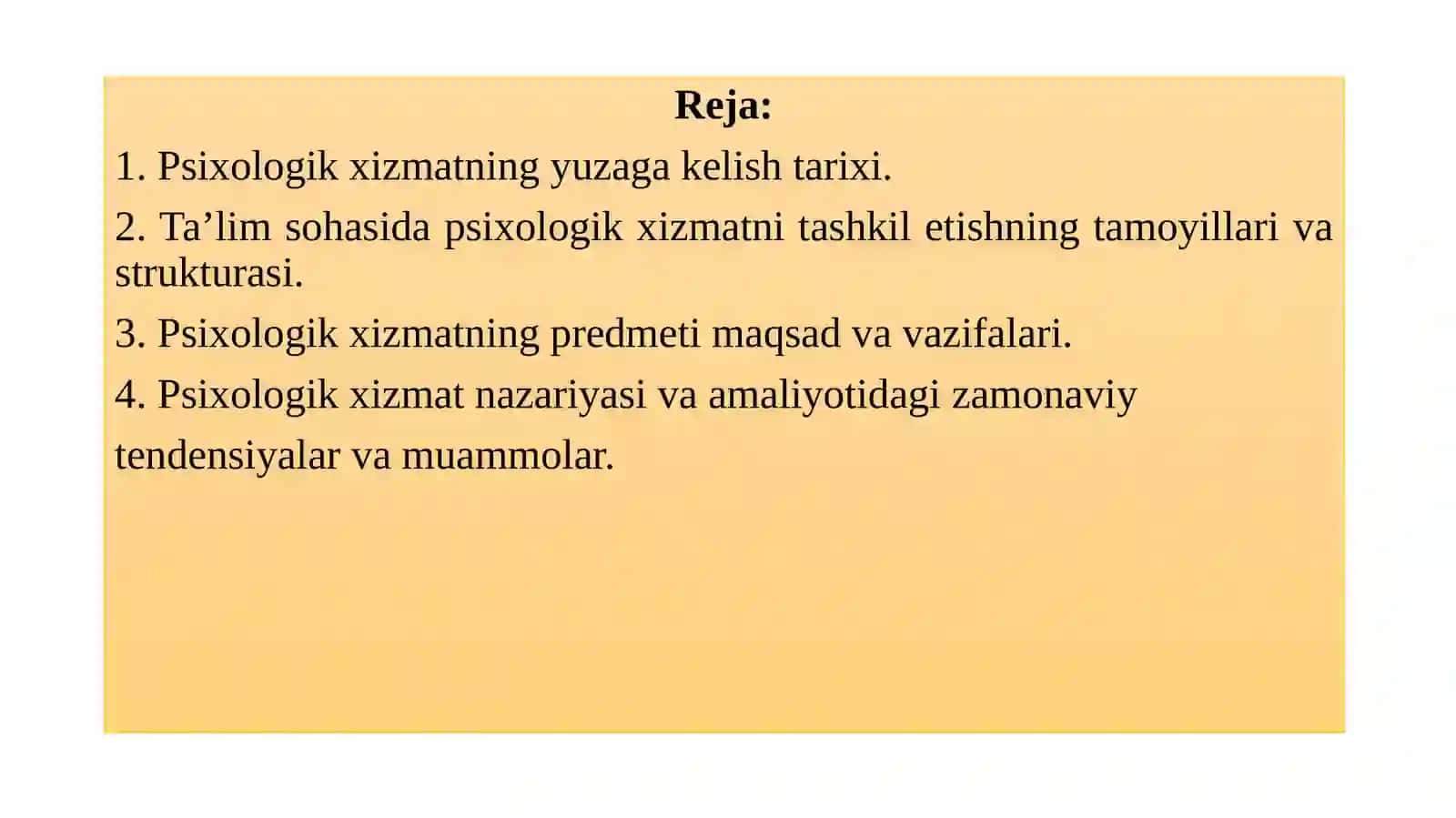 [PSIXOLOG KIM? PSIXOLOGIYA NIMA?] 2