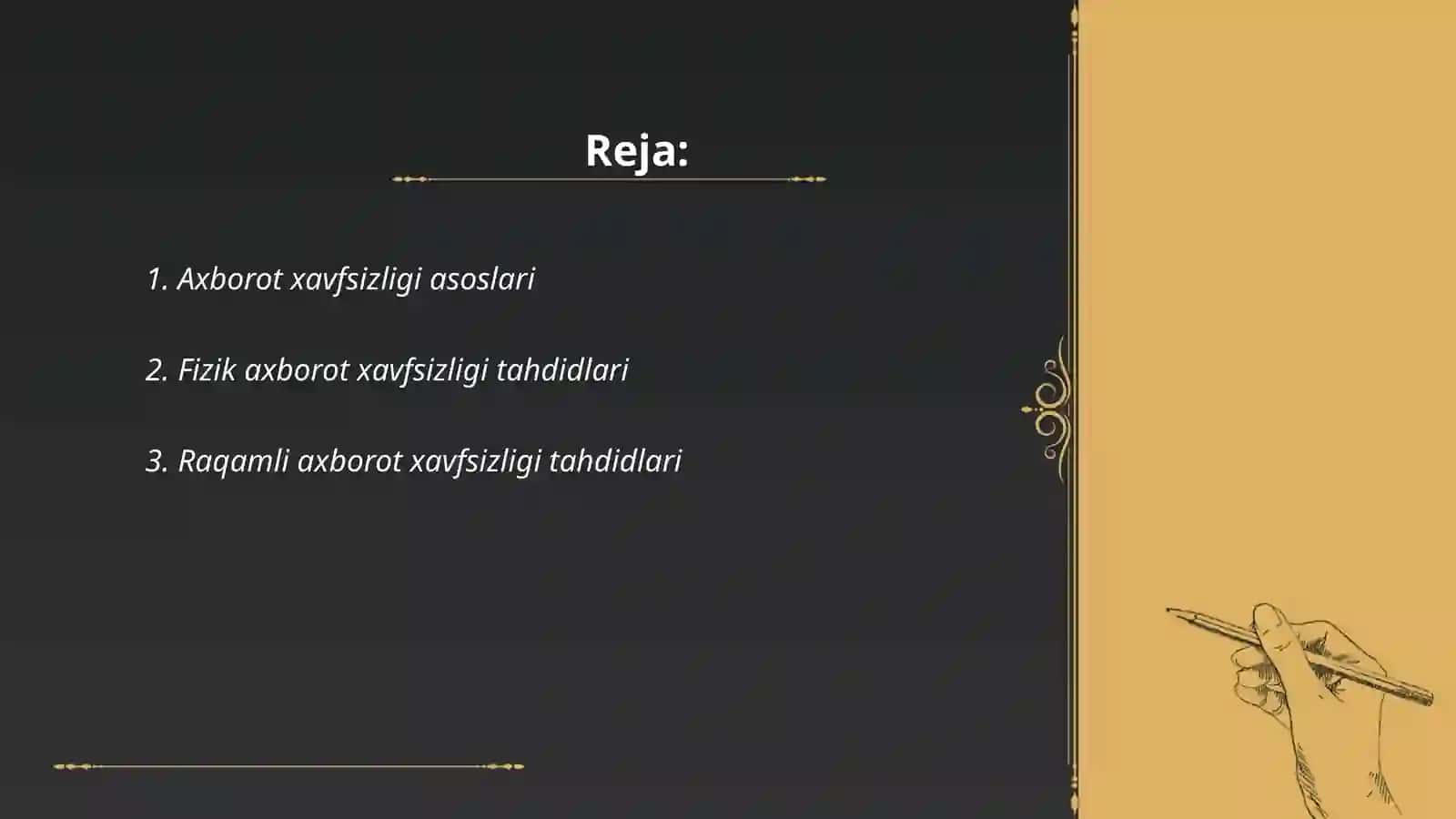 Axborot xavfsizligiga tahdid va uning turlari 2