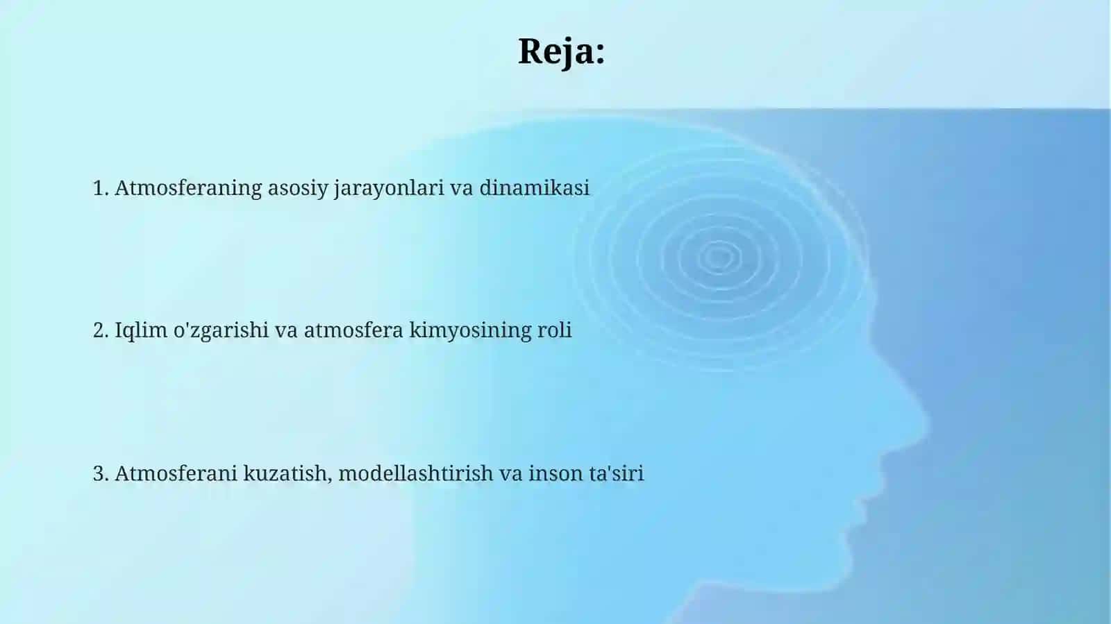 Keng atmosfera jarayonlari 2