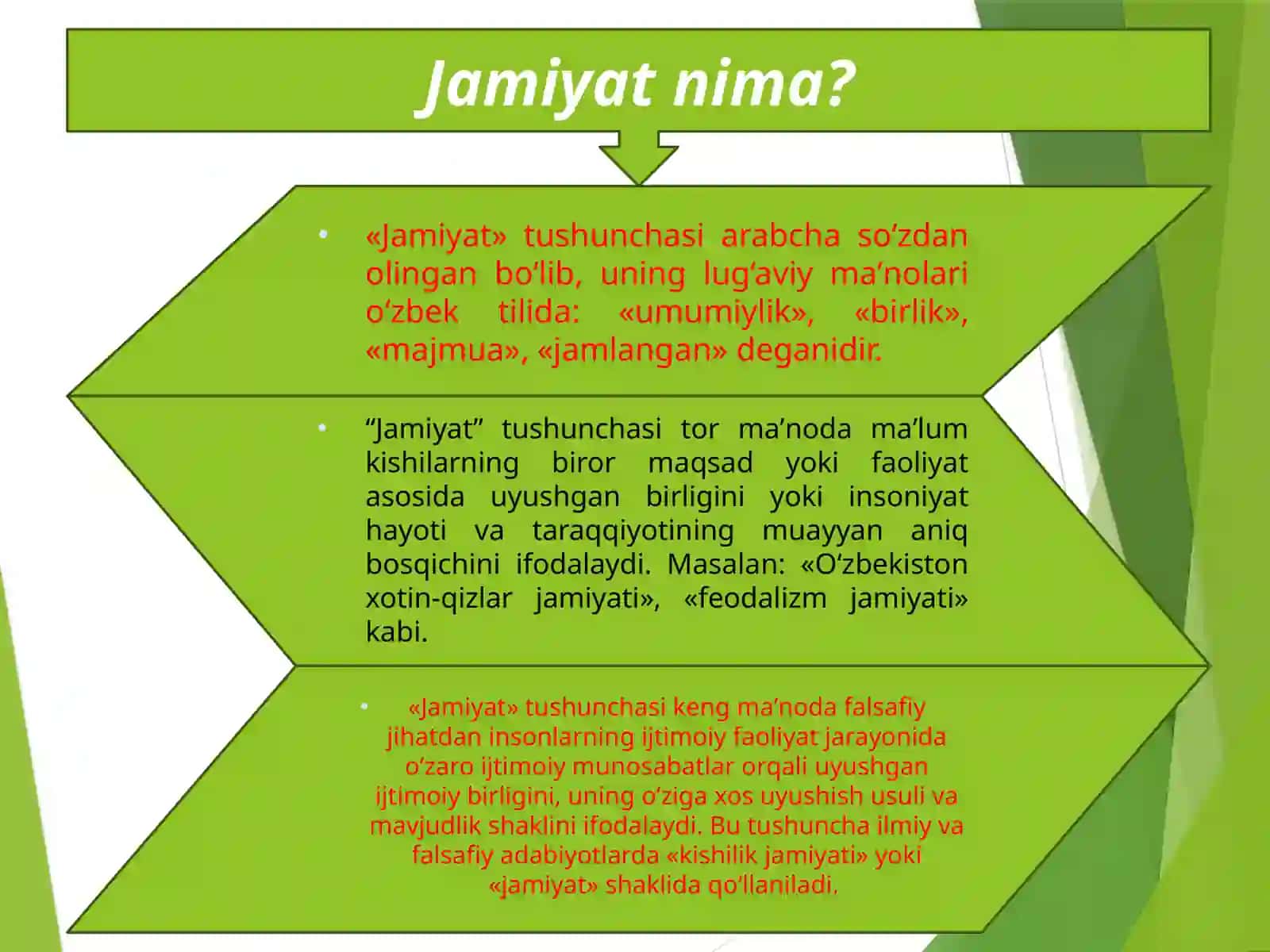 Jamiyat falsafasi 2
