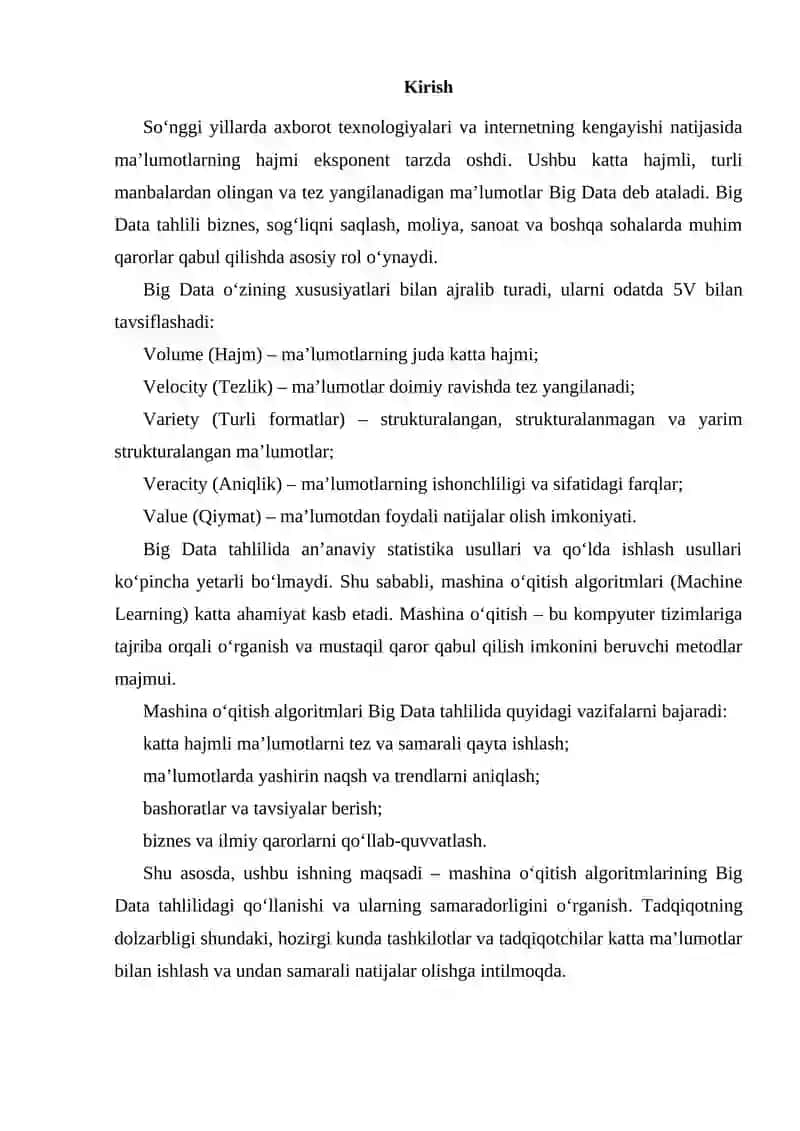 Big Data tahlili va uning asosiy qiyinchiliklari 2