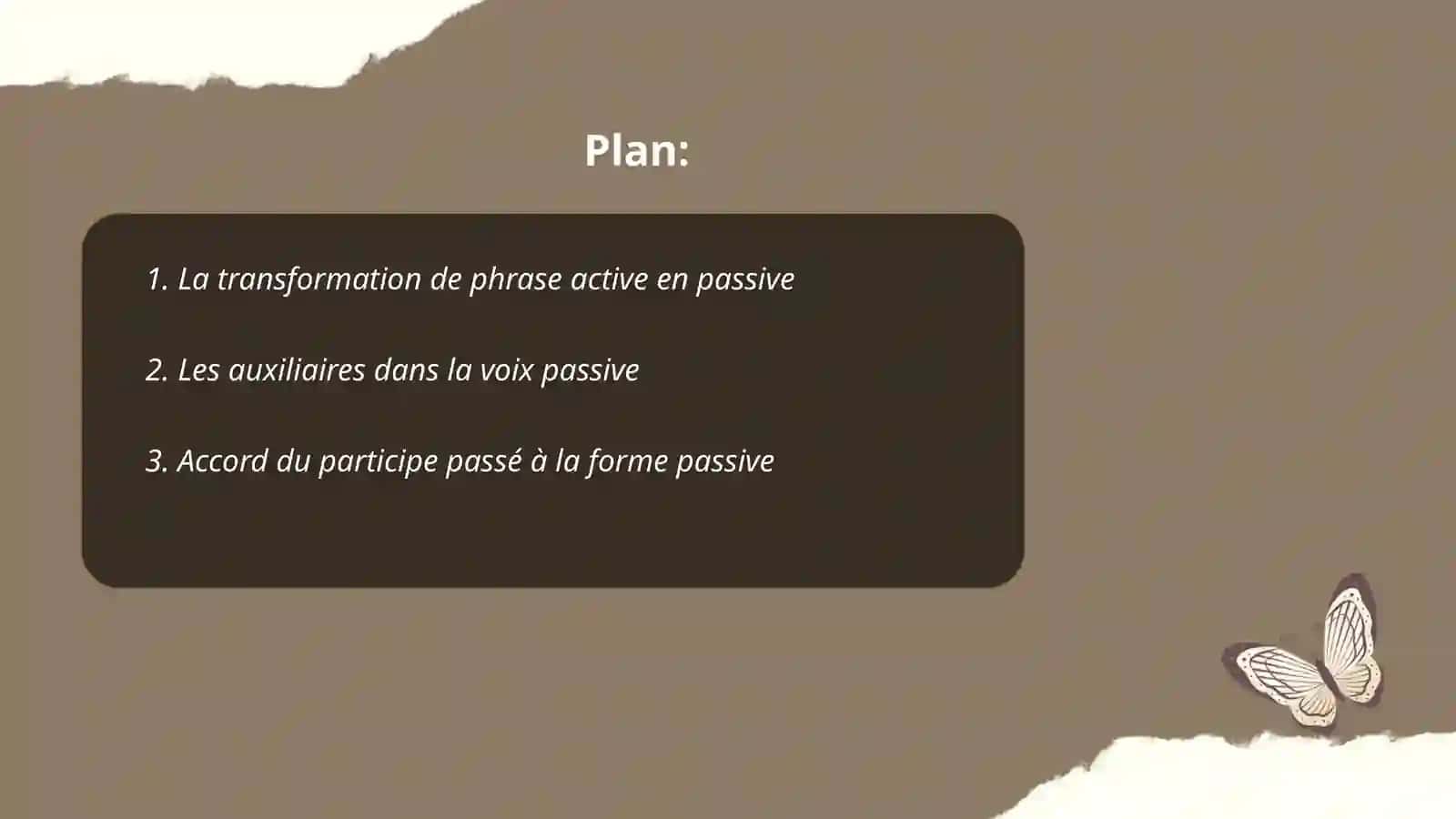 La forme passive 2