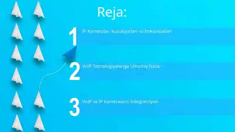 VoIP Texnologiyasi. IP kameralar 2