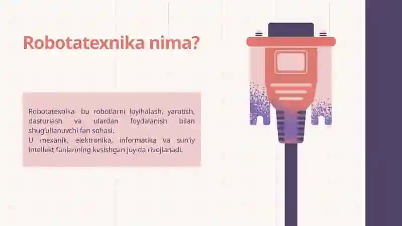 Robotatexnika asoslari 2