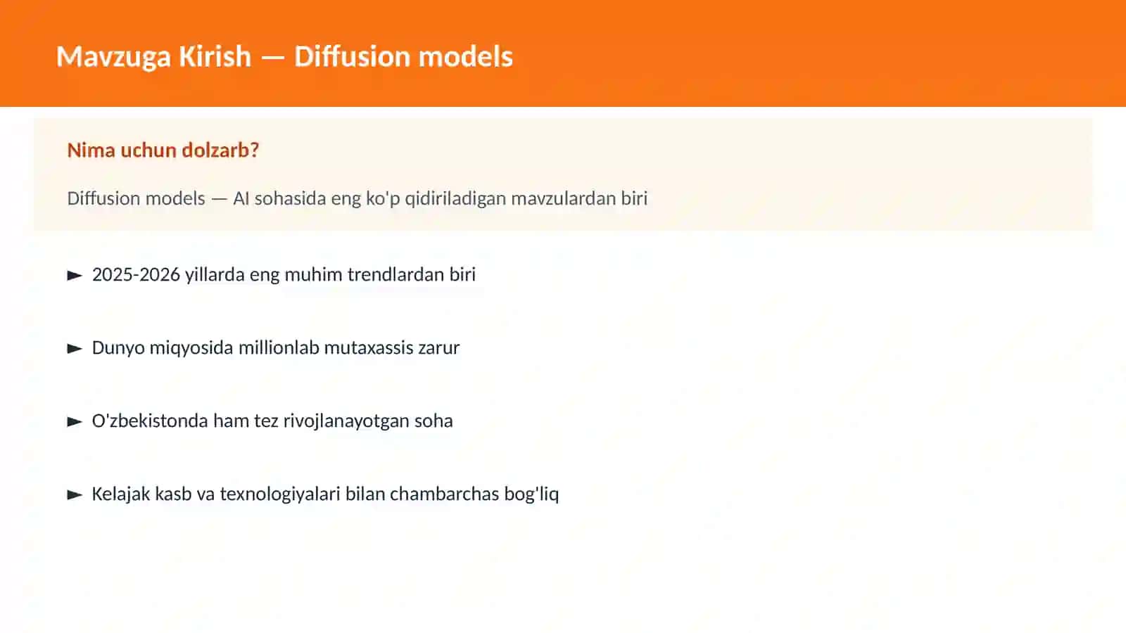 Diffusion models 2