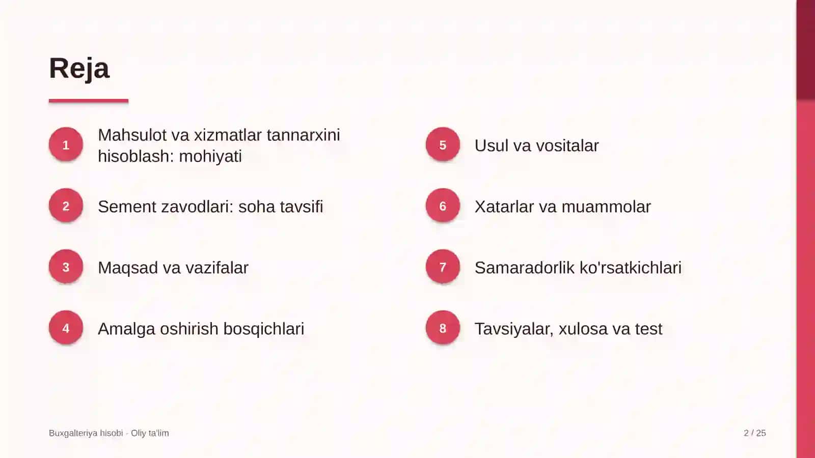 sement zavodlarida mahsulot va xizmatlar tannarxini hisoblash 4145 2