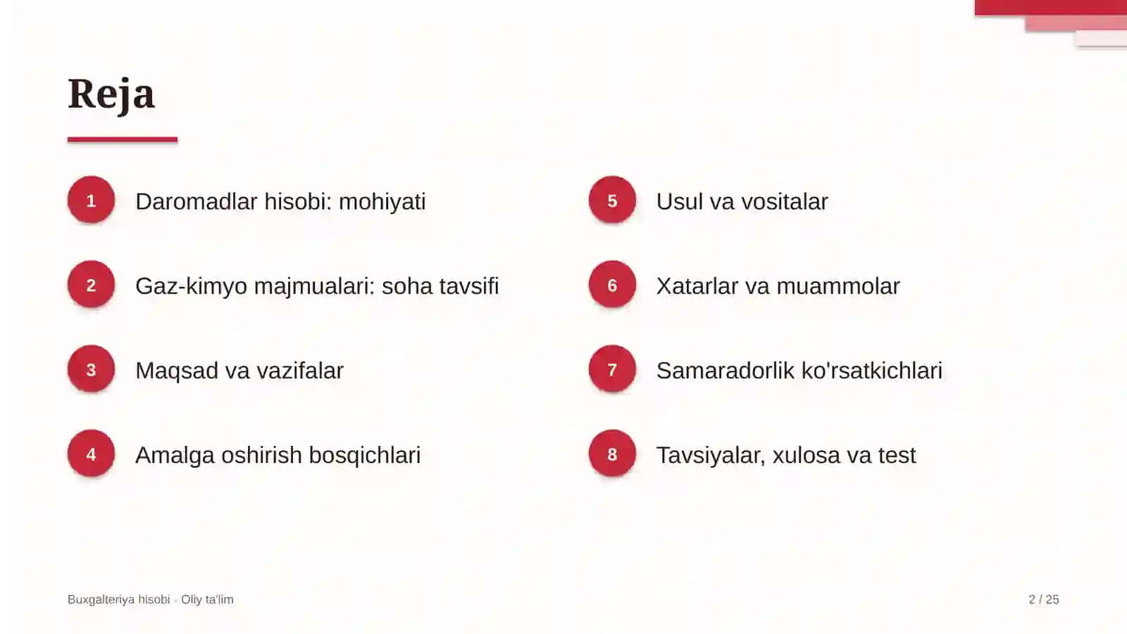 Gaz-kimyo majmualarida daromadlar hisobi 2