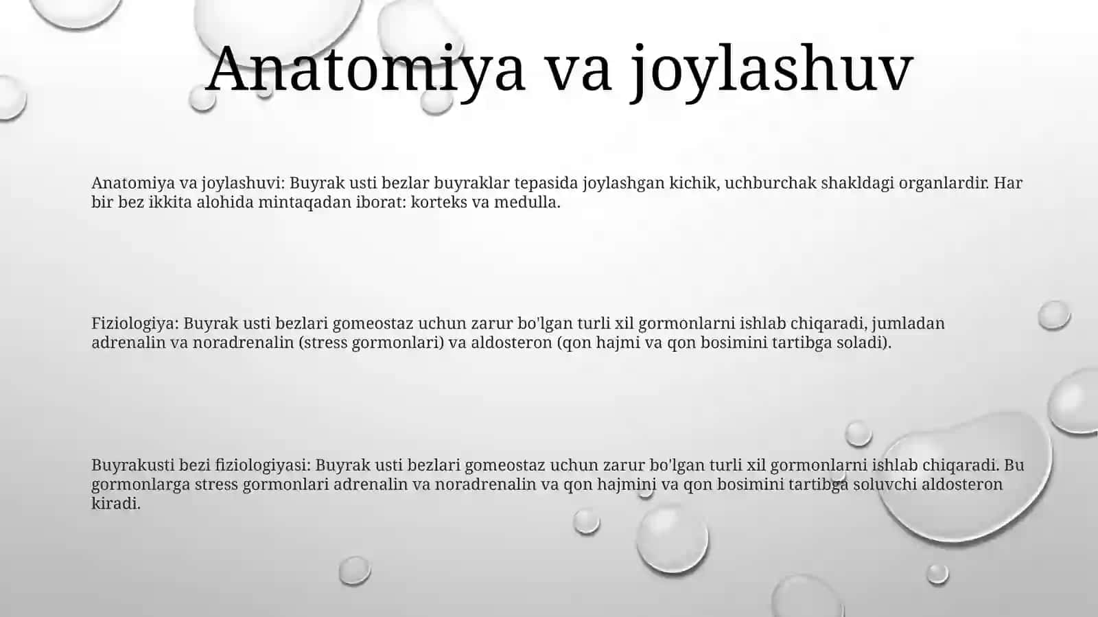 Buyrakusti Bezi Fiziologiyasi 2