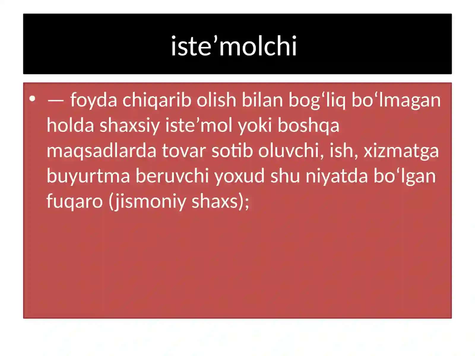 Iste’molchi 2