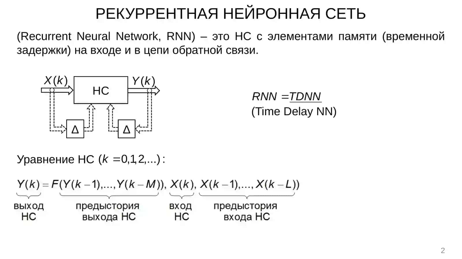 РЕКУРРЕНТНЫЕ НС 2