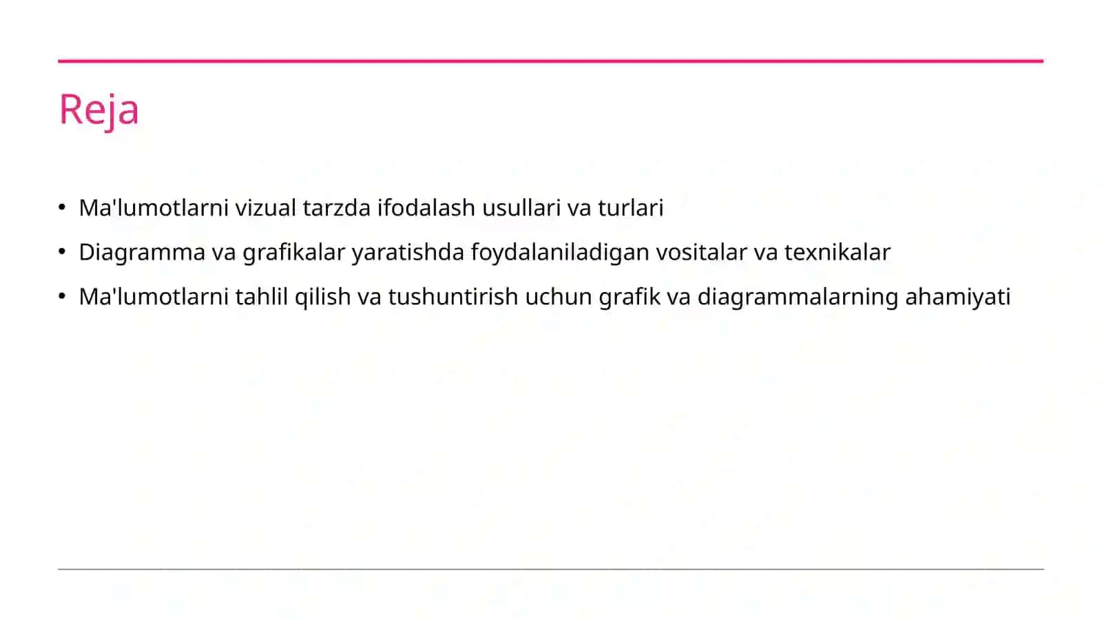 Grafik yoki diagramma yaratish 2