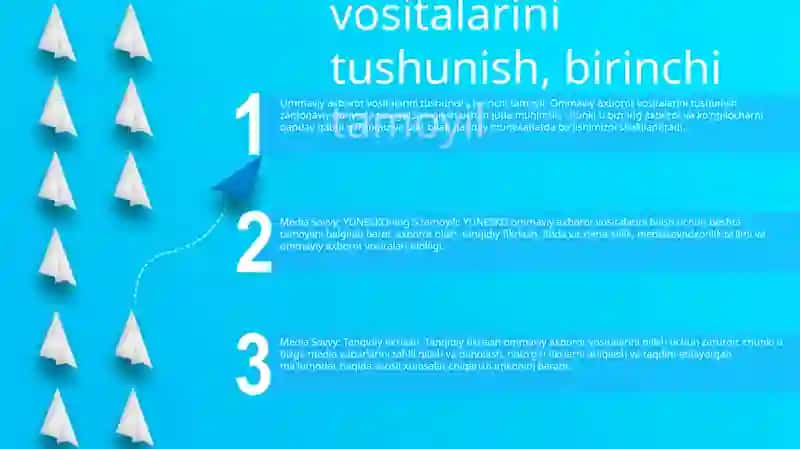 Mediasavodxonlikning Yunesko Tomonidan Ilgari Surilgan 5 Tamoyili 2