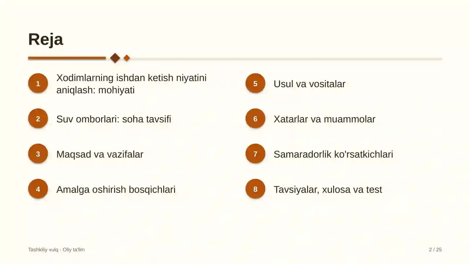 Suv omborlarida xodimlarning ishdan ketish niyatini aniqlash 2