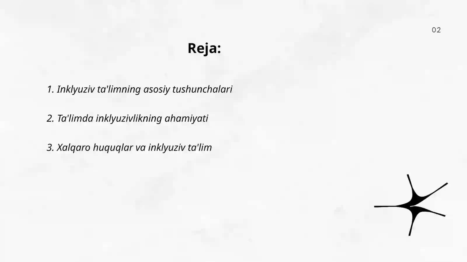 Inklyuziv ta'lim va xalqaro huquqlari 2