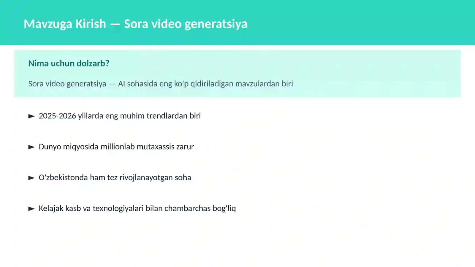 Sora video generatsiya 2