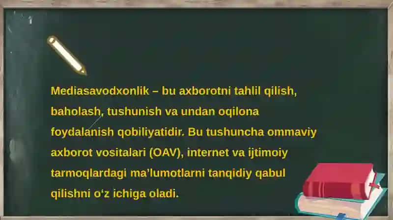 Mediasavodxonlikning asosiy tushunchalari va ahamiyati 2