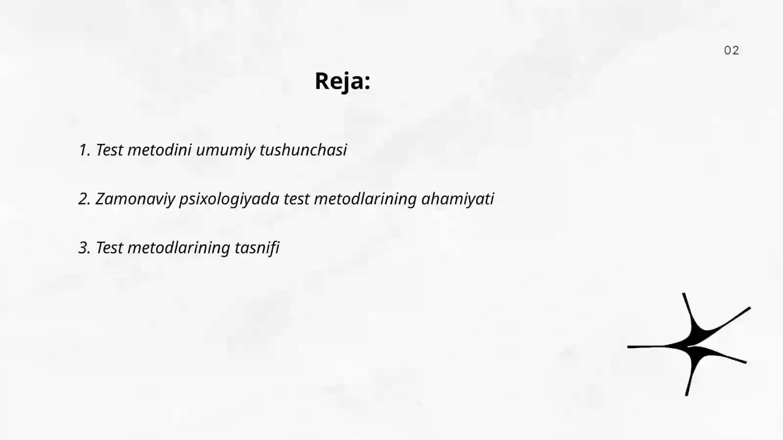 Zamonaviy Psixologiya Tarmoqlarida Tadqiqot Metodlarini Qo’llanishi: Test Metodi 2