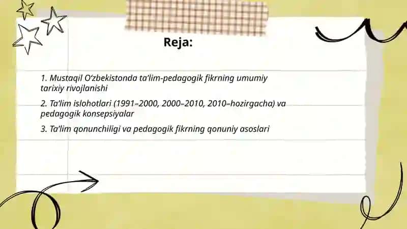Mustaqil Oʻzbekistonda taʼlim pedagogik fikr taraqqiyoti 2