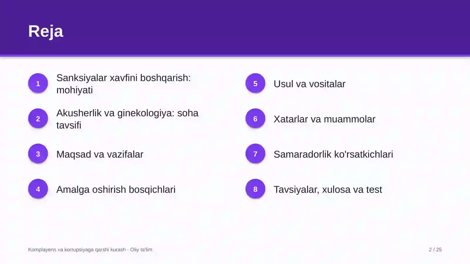 akusherlik va ginekologiyada sanksiyalar xavfini boshqarish 4566 2