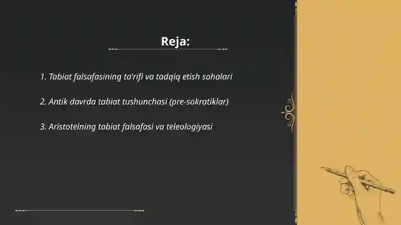 TABIAT FALSAFASI 2